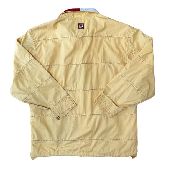 Vtg Chaps Ralph Lauren Jacket Sailing Yachting Mens Size XL Yellow Windbreaker - Picture 3 of 8